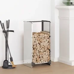 vidaXL Vedställ 40x30x80 cm rostfritt stål