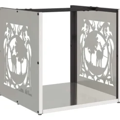 vidaXL Vedställ 40x40x40 cm rostfritt stål