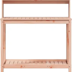 vidaXL Växtbord med hyllor 108x50x109,5 cm massivt douglasträ - Växtställ