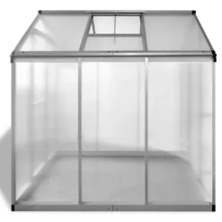 vidaXL Växthus 3,46 m² förstärkt aluminium - Växthus