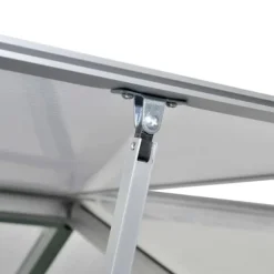 vidaXL Växthus 3,46 m² förstärkt aluminium - Växthus