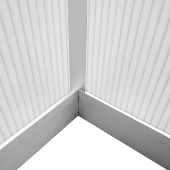 vidaXL Växthus 3,46 m² förstärkt aluminium - Växthus