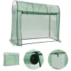 vidaXL Växthus med dragkedja Tält Växtskydd Blomma Växthus Växthus Trädgård Växthus Utomhus Växthus 46916