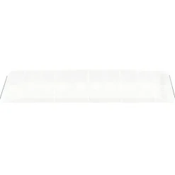 vidaXL Växthus med stålram vit 30 m² 10x3x2 m - Växthus