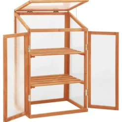 vidaXL Växthus 60x45x100 cm granträ - Växthus