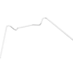 vidaXL Växthusklämmor 50 st W-typ galvaniserat stål