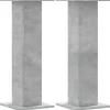 vidaXL Växtställ 2 st betonggrå 30x30x80 cm konstruerat trä