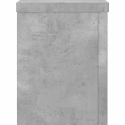vidaXL Växtställ 2 st betonggrå 15x15x20 cm konstruerat trä