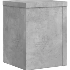 vidaXL Växtställ 2 st betonggrå 15x15x20 cm konstruerat trä