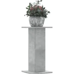 vidaXL Växtställ 2 st betonggrå 30x30x60 cm konstruerat trä