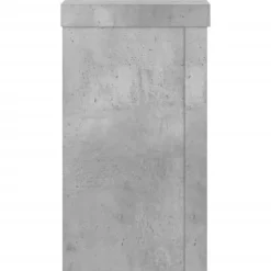 vidaXL Växtställ 2 st betonggrå 10x10x18 cm konstruerat trä