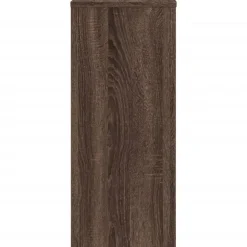 vidaXL Växtställ 2 st brun ek 30x30x70 cm konstruerat trä