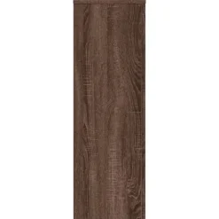 vidaXL Växtställ 2 st brun ek 33x33x100 cm konstruerat trä