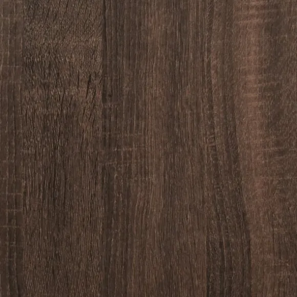 vidaXL Växtställ 2 st brun ek 33x33x100 cm konstruerat trä