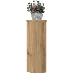 vidaXL Växtställ 2 st ek 17x17x60 cm konstruerat trä