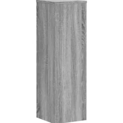 vidaXL Växtställ 2 st grå sonoma 25x25x80 cm konstruerat trä