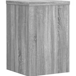 vidaXL Växtställ 2 st grå sonoma 20x20x30 cm konstruerat trä