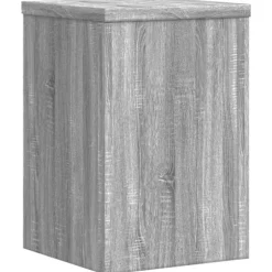 vidaXL Växtställ 2 st grå sonoma 20x20x30 cm konstruerat trä