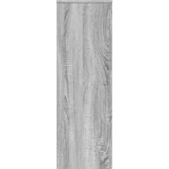 vidaXL Växtställ 2 st grå sonoma 33x33x100 cm konstruerat trä