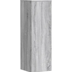 vidaXL Växtställ 2 st grå sonoma 33x33x100 cm konstruerat trä