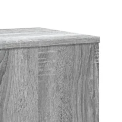 vidaXL Växtställ 2 st grå sonoma 33x33x100 cm konstruerat trä