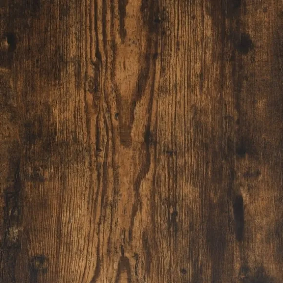 vidaXL Växtställ 2 st rökfärgad ek 17x17x60 cm konstruerat trä