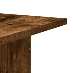 vidaXL Växtställ 2 st rökfärgad ek 30x30x95 cm konstruerat trä