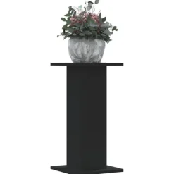 vidaXL Växtställ 2 st svart 30x30x60 cm konstruerat trä