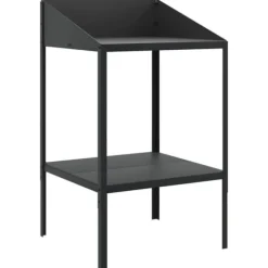 vidaXL Växtställ antracit 56,5x54,5x100 cm galvaniserat stål - Växtställ