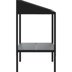 vidaXL Växtställ antracit 56,5x54,5x100 cm galvaniserat stål - Växtställ