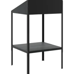 vidaXL Växtställ antracit 56,5x54,5x100 cm galvaniserat stål - Växtställ