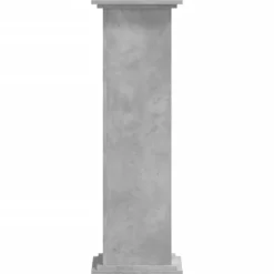 vidaXL Växtställ betonggrå 33x33x100 cm konstruerat trä