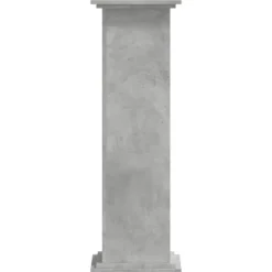 vidaXL Växtställ betonggrå 33x33x100 cm konstruerat trä