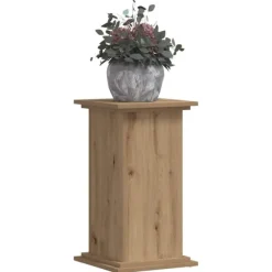 vidaXL Växtställ ek 33x33x60 cm konstruerat trä