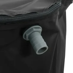 Vikbar 750 L Vattentank med Kran - PVC Regntunna för Utebruk | Färg: Grön | Storlek: 750 L