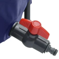 Vikbar vattentank med kran - PVC 500 L | Färg: Grön | Storlek: 500 L