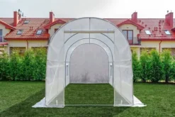 Viking Choice Hobbyväxthus 4,5x2x2m - Hållbar, UV-beständig PE-täckning, 9m² odlingsyta