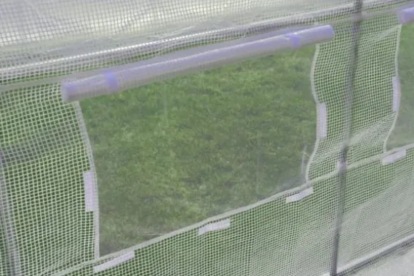 Viking Choice Hobbyväxthus 4,5x2x2m - Hållbar, UV-beständig PE-täckning, 9m² odlingsyta