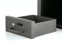 Vikingchoice gjutjärnskamin med kokplatta - 6.6kW till 8.5kW, värmer upp till 85m², avtagbar asklåda