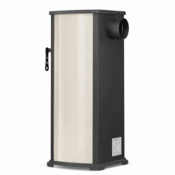 Vikingchoice gjutjärnskamin med kokplatta - 6.6kW till 8.5kW, värmer upp till 85m², avtagbar asklåda