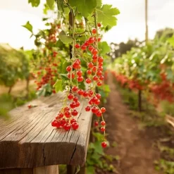 Vinbärsväxt - Set om 2 - Ribes rubrum 'Jonkheer van Tets' - Höjd 50-60cm - ⌀15cm