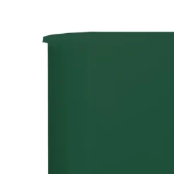 Vindskydd 9 paneler tyg 1200x160 cm grön