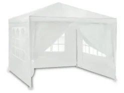 Vit trädgårdspaviljong 3x3m 4936