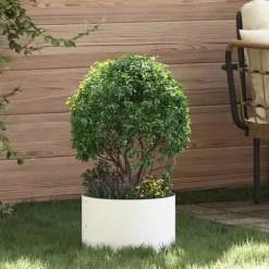 Vita Keramiska Krukor för Inomhusbruk | Diameter: 30 cm | Färg: Vit