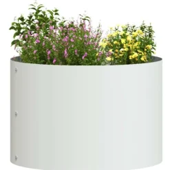 Vita Keramiska Krukor för Inomhusbruk | Diameter: 30 cm | Färg: Vit