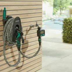 VONROC Digital Vattentimer för Automatisk Bevattning – Justerbara Intervall och Varaktighet, Passar 26,5 mm och 21 mm Kranslutningar