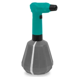 VONROC Elektrisk Sprutflaska 1L – 4V Mångsidig Spruta för Växter, Bilvård & Ogräsbekämpning, Justerbart Munstycke, USB-C Laddning