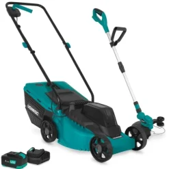 VONROC Gräsklippare & Trimmer 20V – Set inkl. 4.0Ah Batteri och laddare