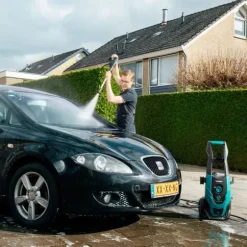 VONROC Högtryckstvätt 2200W – 170 Bar – 450L/h – Integrerad Tvättmedelsbehållare – 8m Slang – För Hem och Trädgård