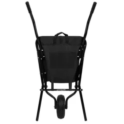 VONROC Hopfällbar Skottkärra – Lätt och Platsbesparande Trädgårdsvagn med 30 kg Kapacitet, Ergonomiska Handtag och Luftfyllda Hjul